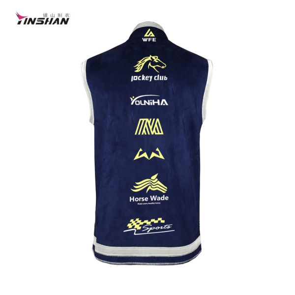Customized Embroidered Poly Cotton Training Team Vest with Wicking Breathable Design