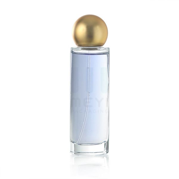 Buy 50ml Round Glass Perfume Bottle with Round Plastic Perfume Cap at wholesale prices