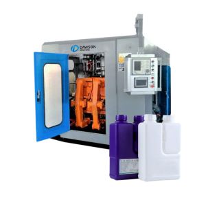 China Double Heads Extrusion Blow Moulding Machine 100kg / H Plastic Bottles on sale