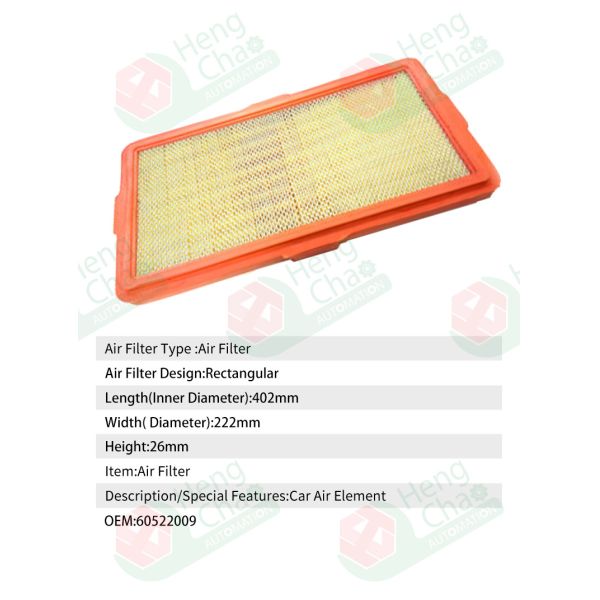 Auto Air Filters Making Machine Production Auto Air Element OEM 60522009