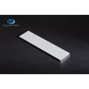 6063 Aluminium Flat Profile 5mm Extruded Rectangular 160Mpa Tensile