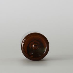 Empty Plastic Lotion Containers 50ml , Amber Eye Dropper Bottles With Rubber Cap