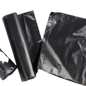 5-50 mic Thickness HDPE/LDPE/LLDPE Black Garbage Trash Bag from for Customer