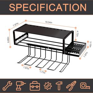 Customized Power Tools Organizer Practicality and Convenience in a Wall Mounted