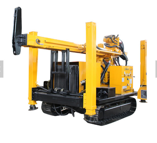 Crawler Hydraulic Pneumatic Water Well Drilling Rig Underground Stable