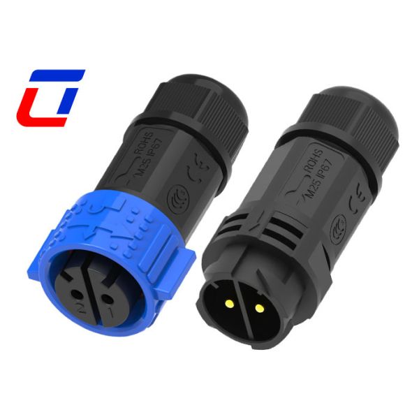 Buy High Current Rated Waterproof Power Connector 2 Pin Wire To Wire 50A Cable Connector at wholesale prices