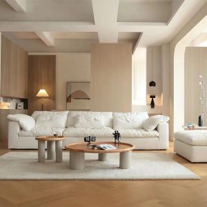 Quality Velvet Modular Sectional Sofa Comfortable L Shape Foam Compressor Cloud Vacuum Sofa Nordic Style Living Room Furniture for sale