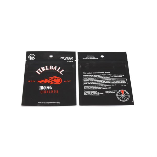 Tobacco Cigar Mylar Bag 3 Side Seal Tobacco Packaging Pouch Custom Printed Aluminum Foil Zip Plastic Packaging Bag