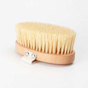 Abeis Long Sisal Dry Brushing Hand Massage Brush For Exfoliation