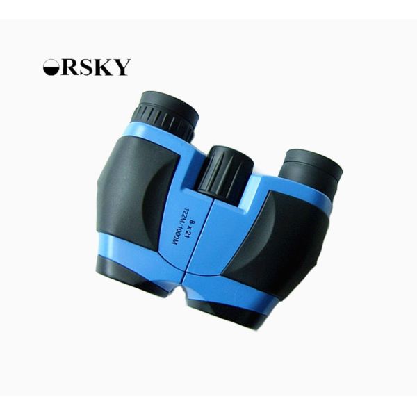 Customized Color Small Compact Binoculars 21mm Objective Diameter For Kids