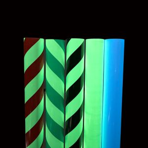 2-12h Waterproof Self Adhesive Photoluminescent Sheeting 1.22*45.72m For Safety
