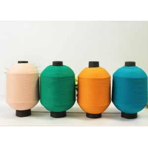 Colorful Dyed High Stretch Knitting DTY Polyester Yarn 100D / 36F SD SIM