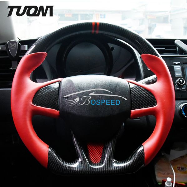 Buy Honda High Durable Carbon Fiber Steering Wheel Customizable at wholesale prices