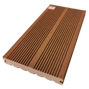 Embossing Outdoor 5.8M 140mm 24mm WPC Solid Decking
