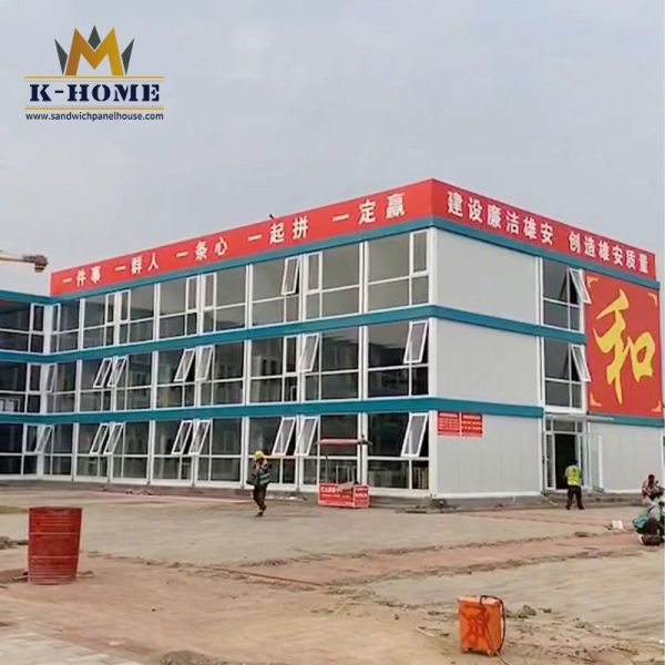 Buy High Quality Prefabricated Sandwich Panel Tempory Container Office at wholesale prices