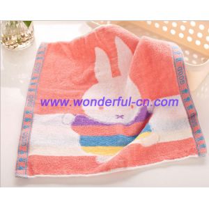 Promotional best terry kids cute monogrammed hand towels