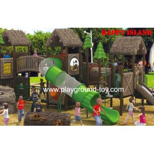 Natural Landscape New Design Children Playground Slide For Kids