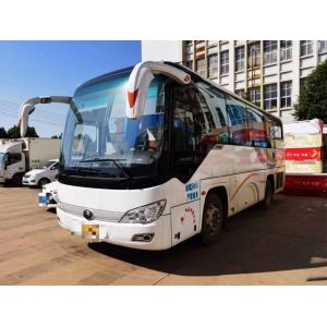 China Mini Bus Yutong ZK6816 34seats Used Coach Buses LHD Front Engine on sale