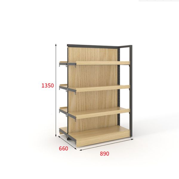135cm Height Convenience Store Display Shelves 66cm width 89cm leghth For Retail