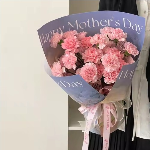 Waterproof Unique Gift Bouquet Floral Wrap Many Colors 58*58cm Happy Mother's Day