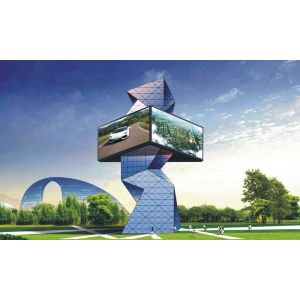 Wall Mounted P10 Outdoor Full Color Led Display For Commercial Advertising