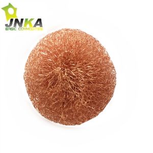 Spiral Copperized Stainless Steel Scourer Kitchen Cleaning Ball 18g*12pc