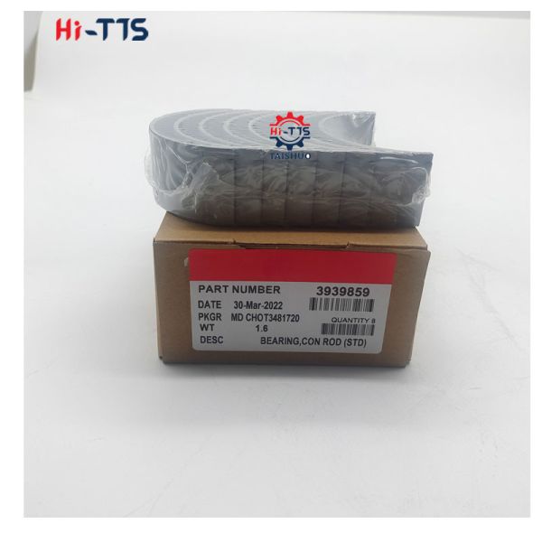 Buy STD 4BT 6BT Diesel Engine Spare Parts Engine Connecting Rod Bearing 4893693 3969562 3901170 3939859 at wholesale prices