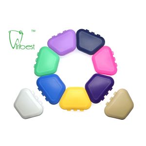 Disposable PP Dental Teeth Retainer Case Box With Hole