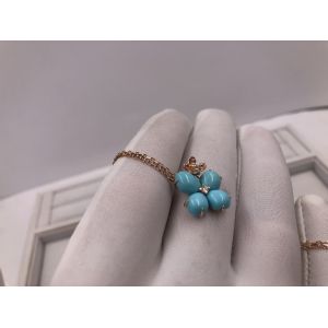 Brand jewelry necklace 18K Gold real Diamond