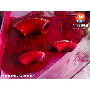 ASTM A815 S31803 Duplex Steel Buttwelded 90Deg Elbow Pipe Fitting B16.9