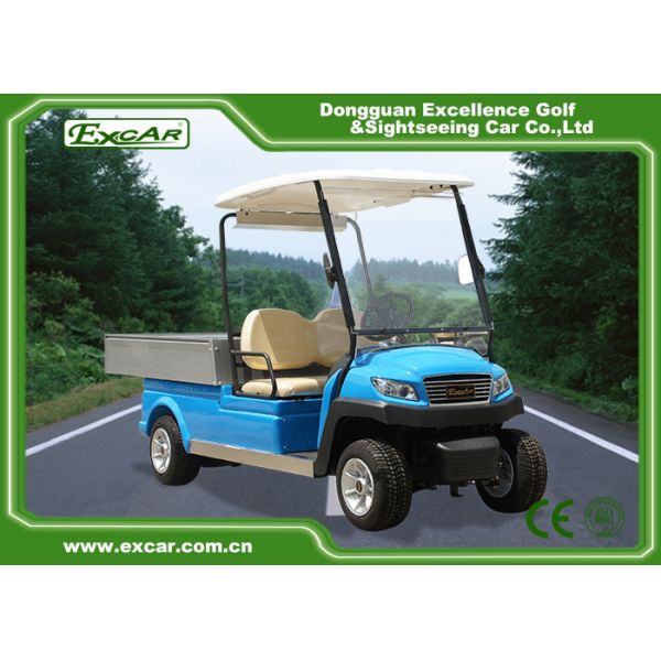 Color Optional Electric Golf Car With Aluminum Cargo Box