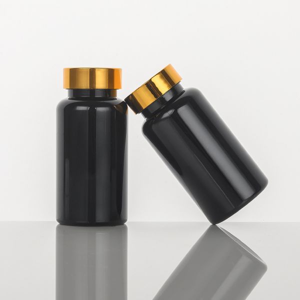 Provide PET Pharmaceutical Green Pill Tablet Packaging Bottle Container for Clear Frosted Plastic Vitamin Capsule Bottle