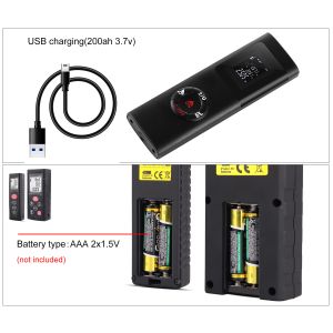 40m 100m OEM ODM Mini Portable Digital Rangefinder Infrared Laser Distance