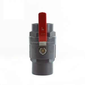 General 1/2 PVC Ball Valve with Steel Handle and 1.0MPA Pressure ASTM/DIN/ASNZ