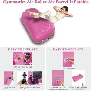 Inflatable Gymnastics Air Roller Set, Tumble Rolling Air Roller Gymnastics