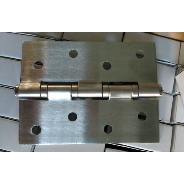 4 Inch Stainless Steel Square Door Hinges 3X3 With 4 Ball Bearings SGS Approve