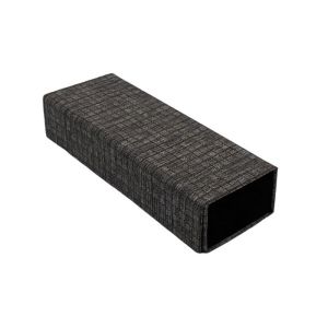 Leather Wrapped Rectangular Foldable Spectacle Case Soft