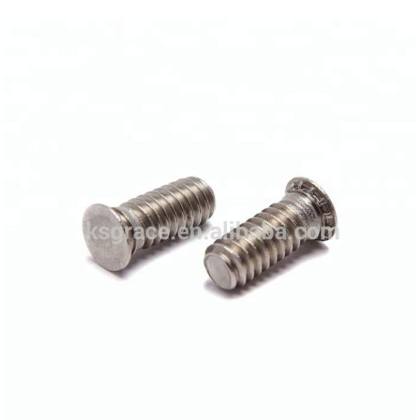 Buy M4 M5 M8 6-32 8-32 Pressure Rivet Head Self-Clinching Stud Screw self clinching studs at wholesale prices
