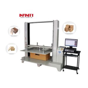 High Stability Carton Box Compression Tester With Gapless Roll Ball Screw IF1552
