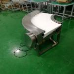 Green PVC Belt 90 Degree Flat Belt Conveyor 100 kgs/m Loading Capacity