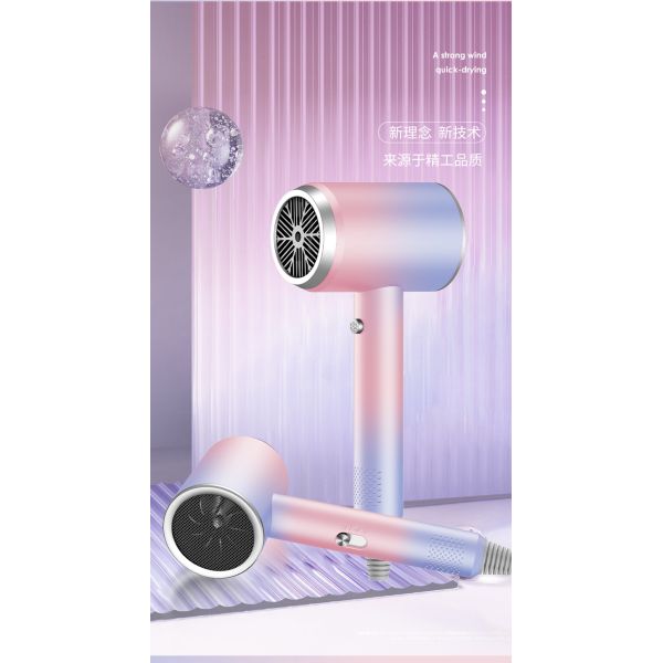 Blue Light Ion Hair Dryer with High Power and 3 Speed Settings Salon Results at Home