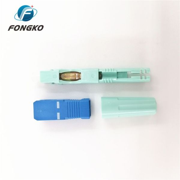 0.9mm/2.0mm/3.0mm Field Mount Ftth MM Fiber Connector Sc/Upc