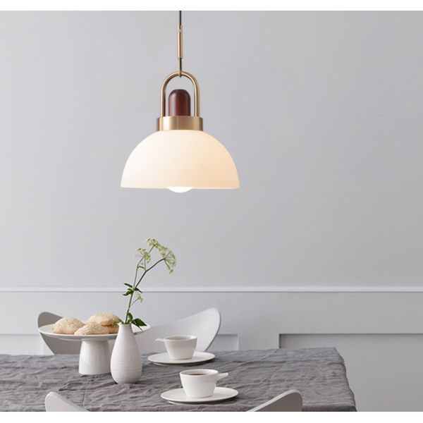 Glass Ball Pendant Lights for Kitchen Dining Room Hanging Lamps(WH-GP-65)