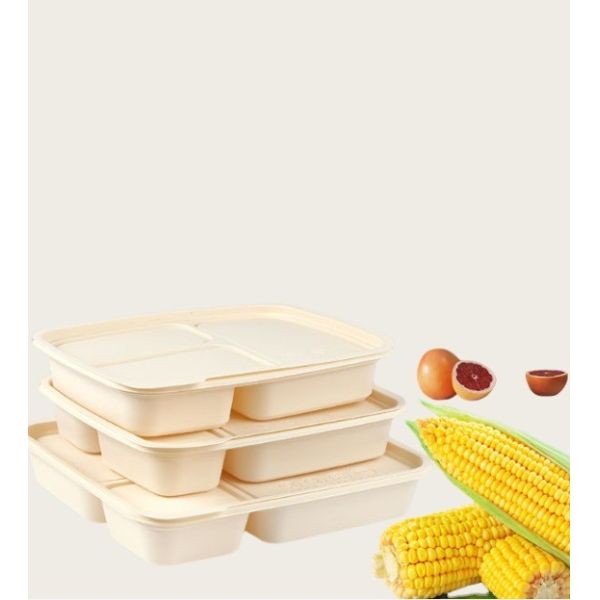 Buy Microwavable Waterproof Biodegradable Takeaway Boxes OEM Service at wholesale prices