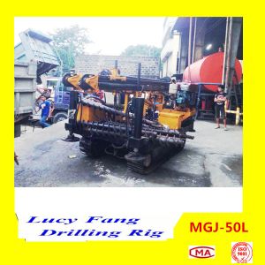China Cheapest Mini MGJ-50L Crawler Earth Auger Drilling Rig for Micropile Hole