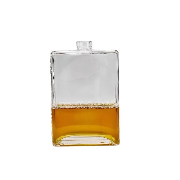 Buy Clear Glass 700ml End Whiskey Bottle with Lid Classic Design at wholesale prices