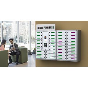 UVC Sterilization Cell Charging Lockers 20 Bays with Android Screen