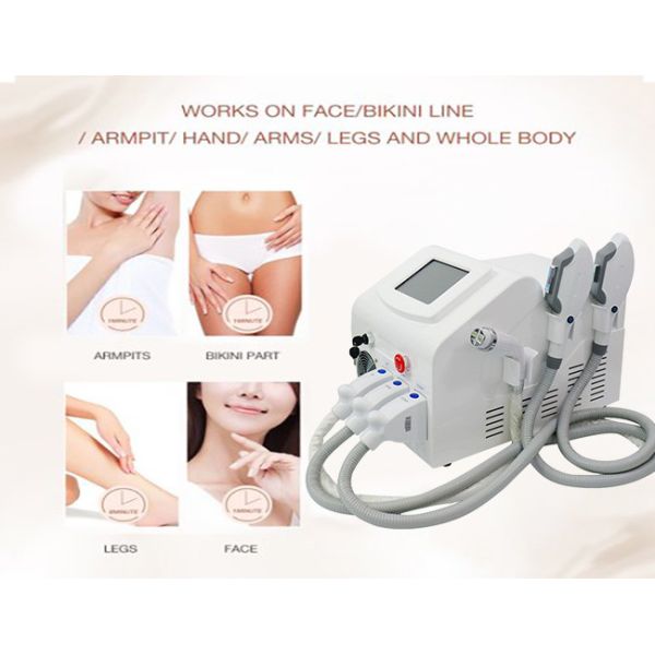 Multifunction 3 Handles SHR RF IPL Hair Removal Machine