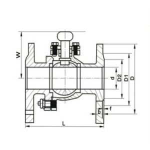GB Flanged Ball Valve