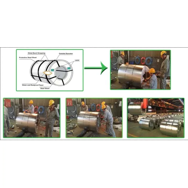 DX51D 40-275g/M2 Zinc Coating Hot Dipped Galvanized Coil HDGI